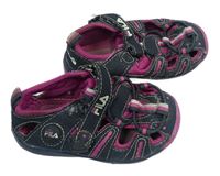 Šedo-růžové outdoorové sandály Fila vel. 22