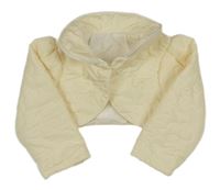 Vanilkové šusťákové zateplené bolérko zn. Shein