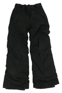 Černé šusťákové funkční oteplovačky