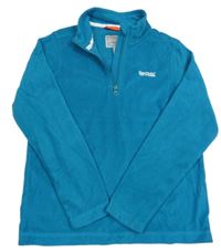 Azurová funkčná fleecová mikina s logom Regatta