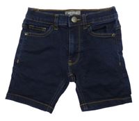 Tmavomodré riflové kraťasy Next