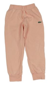 Světlerůžové tepláky Lacoste