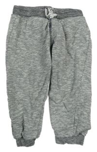 Sivé melírované tepláky H&M