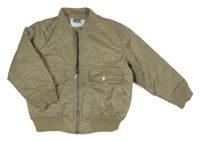 Hnědý šusťákový zateplený bomber Reserved