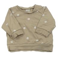 Béžová mikina s bodkami H&M