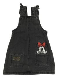 Šedá riflová laclová sukně s Minnií Disney