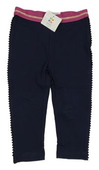 Nové - Tmavomodré legíny Topomini 