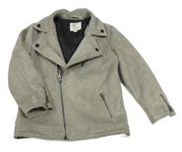 Šedý semišový podšitý křivák River Island