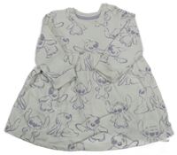 Biele teplákové šaty so Stitchem George