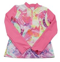 Růžové UV triko se vzorem George 