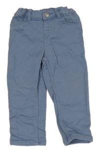 Modrošedé teplákové rifle H&M