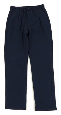Tmavomodré chino kalhoty Zara