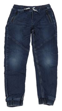 Tmavomodré jogger rifle H&M