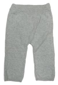 Sivé pletené nohavice Matalan
