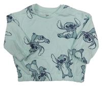 Svetlomodrá oversize mikina so Stitchem Primark