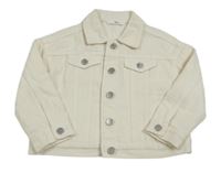 Smotanová rifľová bunda s golierikom M&S