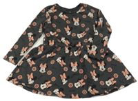 Tmavošedé teplákové šaty s Minnie C&A