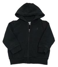 Čierna prepínaci mikina s bleskom a kapucňou F&F