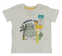 Nové - bílé tričko se želvičkami Matalan