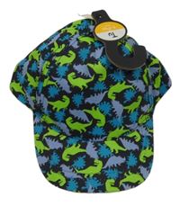 Nové - tmavomodrá plátěná kšiltovka s dinosaury Tu