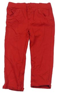 Červené teplákové nohavice Pep&Co