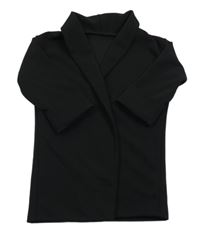 Čierny sakový cardigan