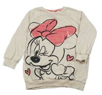 Meruňková dlouhá mikina s Minnie Disney