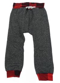 Tmavosivé melírované tepláky