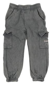 Šedé cargo tepláky Primark