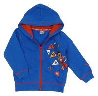 Modrá propínací mikina se Sezamovou ulicí a kapucí Puma