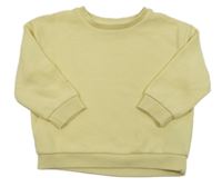 Svetložltá rebrovaná mikina Primark