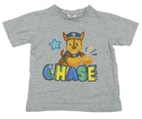 Sivé melírované tričko s Chasem Nickelodeon