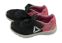 Černo-růžové ultralehké botasky Reebok vel. 30,5