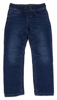 Tmavomodré skinny rifle F&F