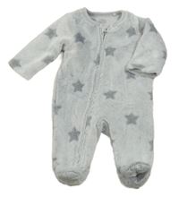 Šedý plyšový overal s hvězdami F&F