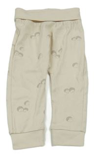 Smotanové pyžamové nohavice s ježkami H&M