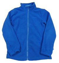 Modrá fleecová funkčná prepínaci mikina s logom Mountain Warehouse