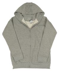 Nové - Sivá melírovaná prepínaci mikina s kapucňou Primark