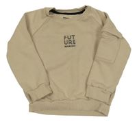 Béžová mikina s nápisom F&F