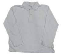 Biele polo tričko s vreckom M&S