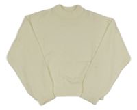 Smotanový crop sveter H&M