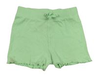 Zelené rebrované kraťasy Primark