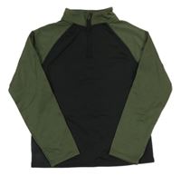 Černo-khaki thermo mikina Ergeenimixx