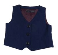 Tmavomodrá slávnostná vesta zn. Next