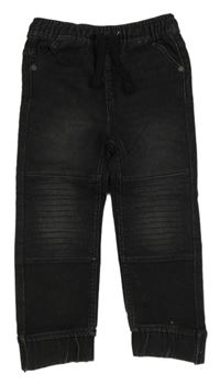 Tmavosivé teplákové cuff rifle Lupilu