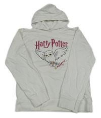 Bílá mikina s Hedvikou a kapucí - Harry Potter 