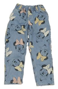 Světlemodré rifle s Minnie H&M