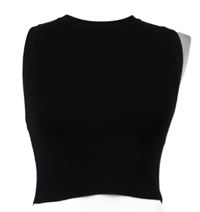 Dámská černá svetrová crop vesta Zara 