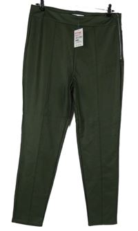 Nové - Dámské khaki koženkové tregíny Quiz 