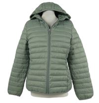 Dámská světlekhaki šusťáková prošívaná zimní bunda Up2Fashion 